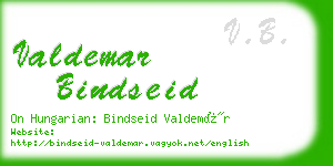 valdemar bindseid business card